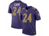 Legend Vapor Untouchable Youth Brandon Carr Baltimore Ravens Nike Color Rush Jersey - Purple