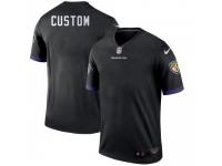Legend Vapor Untouchable Youth Custom Baltimore Ravens Nike Jersey - Black