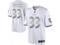 Limited Men's Bennett Jackson Baltimore Ravens Nike Platinum Jersey - White