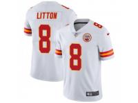 Limited Men's Chase Litton Kansas City Chiefs Nike Vapor Untouchable Jersey - White
