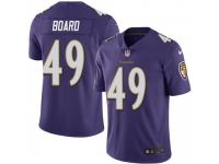 Limited Men's Chris Board Baltimore Ravens Nike Team Color Vapor Untouchable Jersey - Purple