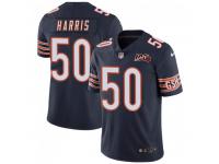 Limited Men's Chuck Harris Chicago Bears Nike 100th Season Jersey - Navy