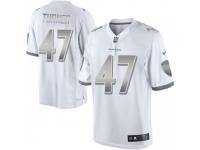 Limited Men's De'Lance Turner Baltimore Ravens Nike Platinum Jersey - White