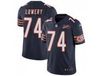 Limited Men's Joe Lowery Chicago Bears Nike 100th Season Jersey - Navy