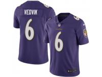 Limited Men's Kaare Vedvik Baltimore Ravens Nike Team Color Vapor Untouchable Jersey - Purple