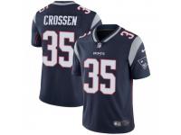 Limited Men's Keion Crossen New England Patriots Nike Team Color Vapor Untouchable Jersey - Navy