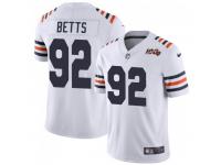 Limited Men's Matt Betts Chicago Bears Nike Alternate Classic 100th Season Jersey - White