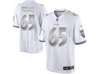 Limited Men's Patrick Mekari Baltimore Ravens Nike Platinum Jersey - White
