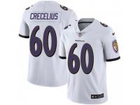 Limited Men's Randin Crecelius Baltimore Ravens Nike Vapor Untouchable Jersey - White
