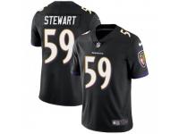 Limited Men's Silas Stewart Baltimore Ravens Nike Alternate Vapor Untouchable Jersey - Black