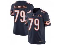 Limited Men's T.J. Clemmings Chicago Bears Nike 100th Season Jersey - Navy