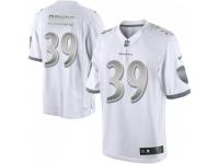 Limited Men's Terrell Bonds Baltimore Ravens Nike Platinum Jersey - White