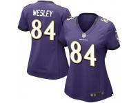 Limited Women's Antoine Wesley Baltimore Ravens Nike Team Color Vapor Untouchable Jersey - Purple