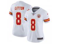 Limited Women's Chase Litton Kansas City Chiefs Nike Vapor Untouchable Jersey - White