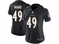 Limited Women's Chris Board Baltimore Ravens Nike Alternate Vapor Untouchable Jersey - Black
