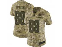 Limited Women's David Wells Kansas City Chiefs Nike 2018 Salute to Service Jersey - Camo