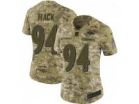 Limited Women's Daylon Mack Baltimore Ravens Nike 2018 Salute to Service Jersey - Camo