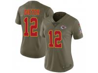 Limited Women's Gehrig Dieter Kansas City Chiefs Nike 2017 Salute to Service Jersey - Green