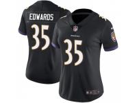 Limited Women's Gus Edwards Baltimore Ravens Nike Alternate Vapor Untouchable Jersey - Black