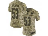 Limited Women's John Wirtel Chicago Bears Nike 2018 Salute to Service Jersey - Camo