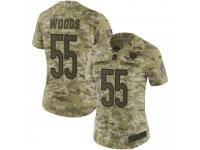Limited Women's Josh Woods Chicago Bears Nike 2018 Salute to Service Jersey - Camo