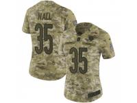 Limited Women's Ryan Nall Chicago Bears Nike 2018 Salute to Service Jersey - Camo