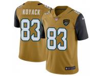 Limited Youth Ben Koyack Jacksonville Jaguars Nike Color Rush Vapor Untouchable Jersey - Gold