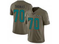 Limited Youth Brandon Thomas Jacksonville Jaguars Nike 2017 Salute to Service Jersey - Green