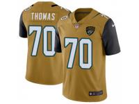 Limited Youth Brandon Thomas Jacksonville Jaguars Nike Color Rush Vapor Untouchable Jersey - Gold