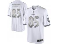 Limited Youth Charles Scarff Baltimore Ravens Nike Platinum Jersey - White