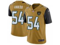 Limited Youth Eli Ankou Jacksonville Jaguars Nike Color Rush Vapor Untouchable Jersey - Gold