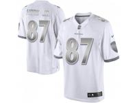 Limited Youth Joe Horn Jr. Baltimore Ravens Nike Platinum Jersey - White