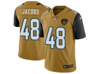 Limited Youth Leon Jacobs Jacksonville Jaguars Nike Color Rush Vapor Untouchable Jersey - Gold