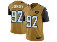 Limited Youth Lyndon Johnson Jacksonville Jaguars Nike Color Rush Vapor Untouchable Jersey - Gold