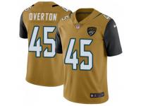 Limited Youth Matt Overton Jacksonville Jaguars Nike Color Rush Vapor Untouchable Jersey - Gold