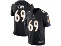 Limited Youth Willie Henry Baltimore Ravens Nike Alternate Vapor Untouchable Jersey - Black