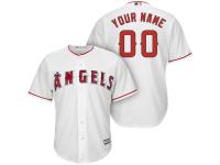 Los Angeles Angels of Anaheim Majestic Cool Base Custom Jersey - White