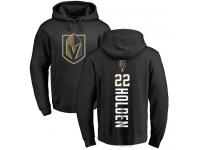 Men Adidas NHL Vegas Golden Knights #22 Nick Holden Backer Black Pullover Hoodie Adidas