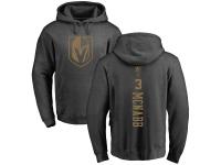 Men Adidas NHL Vegas Golden Knights #3 Brayden McNabb One Color Backer Charcoal Pullover Hoodie Adidas