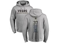 Men Adidas NHL Vegas Golden Knights #37 Reid Duke Backer Gray Pullover Hoodie Adidas