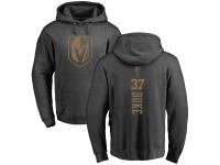 Men Adidas NHL Vegas Golden Knights #37 Reid Duke One Color Backer Charcoal Pullover Hoodie Adidas