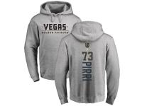 Men Adidas NHL Vegas Golden Knights #73 Brandon Pirri Backer Gray Pullover Hoodie Adidas