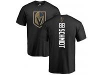 Men Adidas NHL Vegas Golden Knights #88 Nate Schmidt Backer Black T-Shirt Adidas