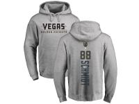 Men Adidas NHL Vegas Golden Knights #88 Nate Schmidt Backer Gray Pullover Hoodie Adidas