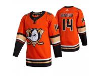 Men Anaheim Ducks Adam Henrique 2019-20 Third Alternate Orange Jersey