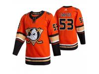 Men Anaheim Ducks Max Comtois 2019-20 Third Alternate Orange Jersey