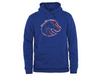 Men Boise State Broncos Classic Primary Pullover Hoodie - Royal Blue