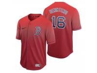Men Boston Red Sox Andrew Benintendi Red Fade Nike Jersey