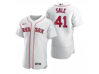 Men Boston Red Sox Chris Sale Nike White 2020 Jersey