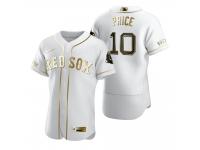 Men Boston Red Sox David Price Nike White Golden Edition Jersey